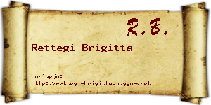 Rettegi Brigitta névjegykártya